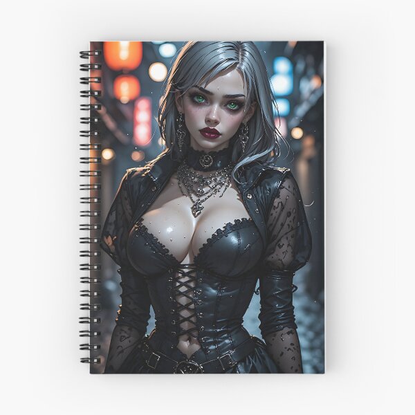 Item preview, Gothic Dark Fantasy Anime Woman Hot Goth Girl designed and sold by Your New Fixation.