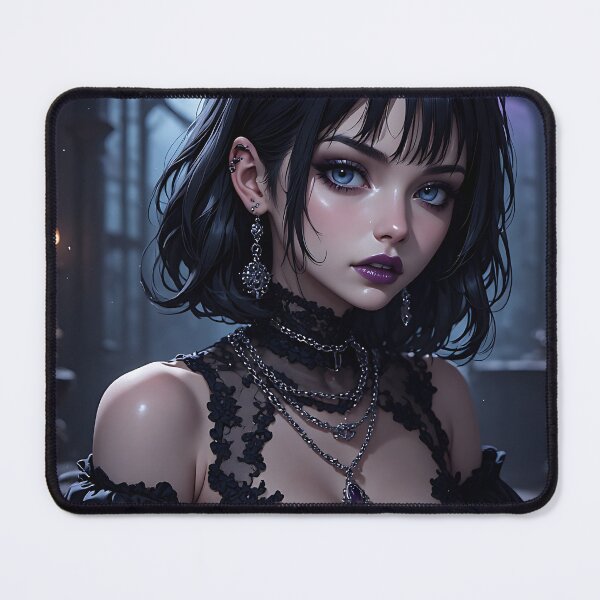 Item preview, Gothic Dark Fantasy Anime Woman Hot Goth Girl designed and sold by Your New Fixation.