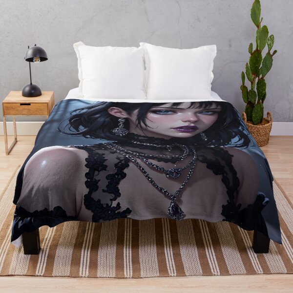 Item preview, Gothic Dark Fantasy Anime Woman Hot Goth Girl designed and sold by Your New Fixation.