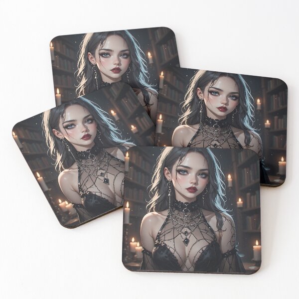 Item preview, Gothic Dark Fantasy Anime Woman Hot Goth Girl designed and sold by Your New Fixation.