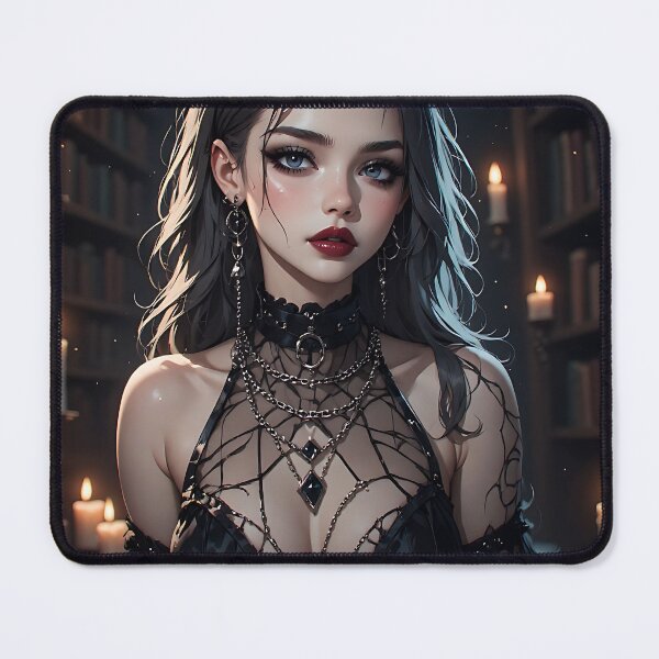 Item preview, Gothic Dark Fantasy Anime Woman Hot Goth Girl designed and sold by Your New Fixation.