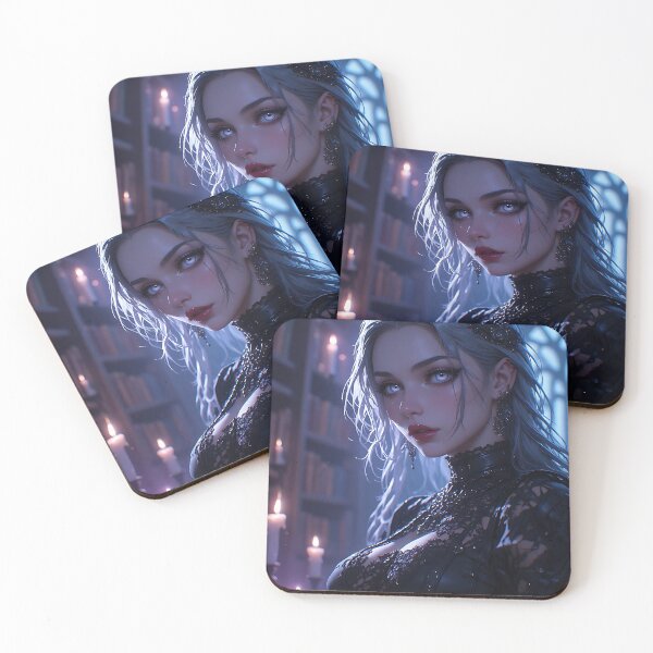 Item preview, Gothic Dark Fantasy Anime Woman Hot Goth Girl designed and sold by Your New Fixation.