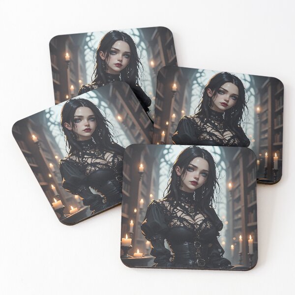 Item preview, Gothic Dark Fantasy Anime Woman Hot Goth Girl designed and sold by Your New Fixation.