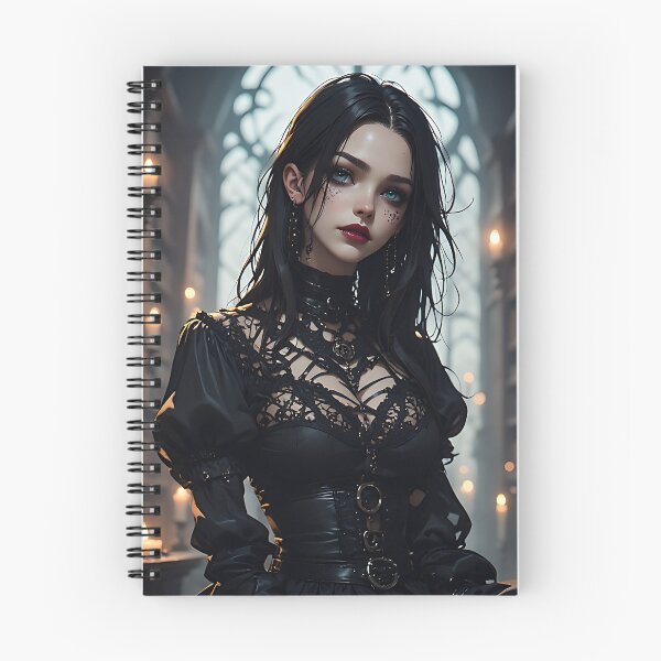 Item preview, Gothic Dark Fantasy Anime Woman Hot Goth Girl designed and sold by Your New Fixation.