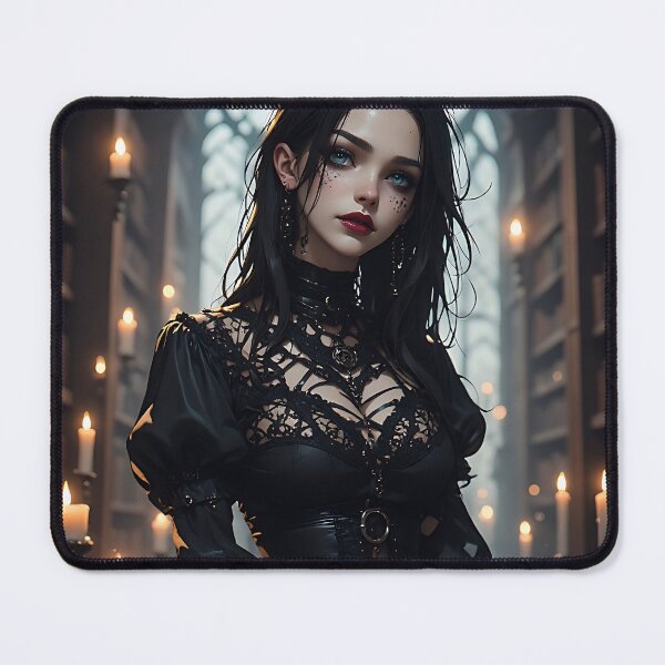 Item preview, Gothic Dark Fantasy Anime Woman Hot Goth Girl designed and sold by Your New Fixation.