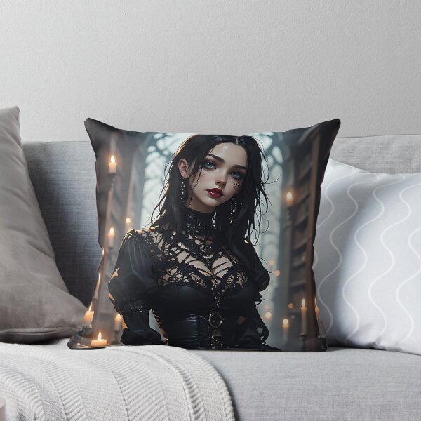 Item preview, Gothic Dark Fantasy Anime Woman Hot Goth Girl designed and sold by Your New Fixation.