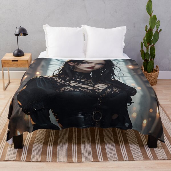 Item preview, Gothic Dark Fantasy Anime Woman Hot Goth Girl designed and sold by Your New Fixation.