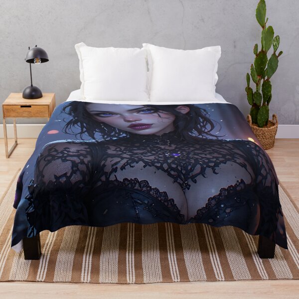 Item preview, Gothic Dark Fantasy Anime Woman Hot Goth Girl designed and sold by Your New Fixation.