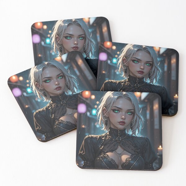 Item preview, Gothic Dark Fantasy Anime Woman Hot Goth Girl designed and sold by Your New Fixation.