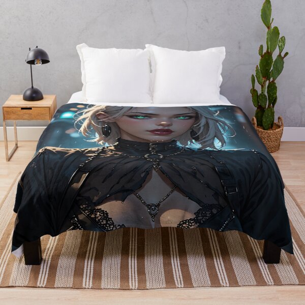 Item preview, Gothic Dark Fantasy Anime Woman Hot Goth Girl designed and sold by Your New Fixation.