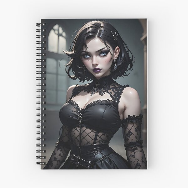 Item preview, Gothic Dark Fantasy Anime Woman Hot Goth Girl designed and sold by Your New Fixation.