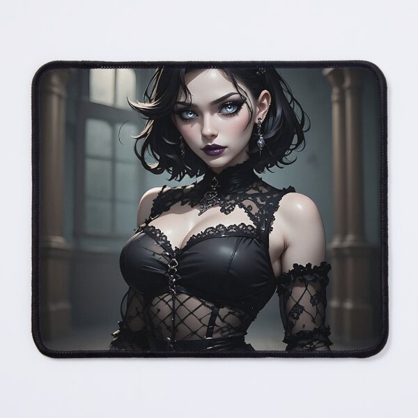 Item preview, Gothic Dark Fantasy Anime Woman Hot Goth Girl designed and sold by Your New Fixation.