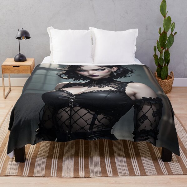 Item preview, Gothic Dark Fantasy Anime Woman Hot Goth Girl designed and sold by Your New Fixation.