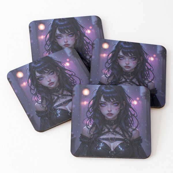 Item preview, Gothic Dark Fantasy Anime Woman Hot Goth Girl designed and sold by Your New Fixation.