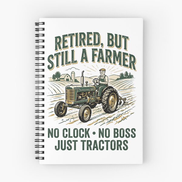 Item preview, Retired But Still Farming Vintage Tractor Farmer Retirement Design designed and sold by Mahilis.