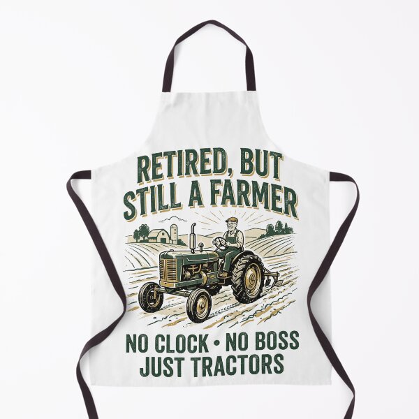 Item preview, Retired But Still Farming Vintage Tractor Farmer Retirement Design designed and sold by Mahilis.