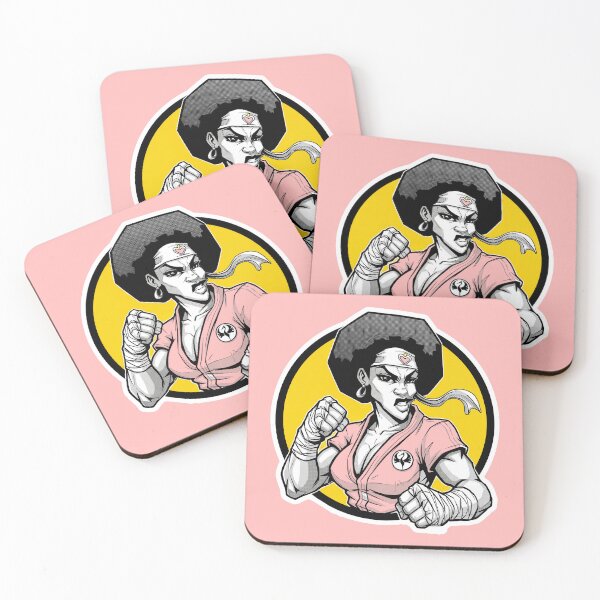 Item preview, FEMALE  AFRO KUNG FU MASTER - by DAETRIX Official Artist designed and sold by DAETRIX.