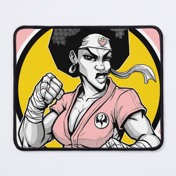 Item preview, FEMALE AFRO KUNG FU MASTER - by DAETRIX Official Artist designed and sold by DAETRIX.