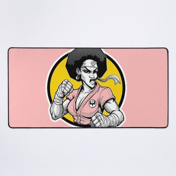 Item preview, FEMALE AFRO KUNG FU MASTER - by DAETRIX Official Artist designed and sold by DAETRIX.