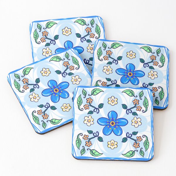 Item preview, Forget Me Not  - Flower Pattern designed and sold by AstralCocoa.