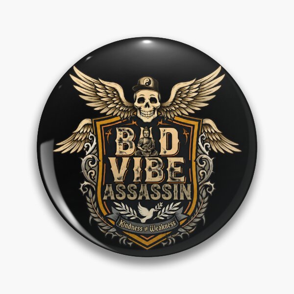 Item preview, Bad Vibe Assassin Emblem designed and sold by thomashutchings.