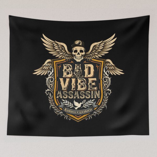 Item preview, Bad Vibe Assassin Emblem designed and sold by thomashutchings.