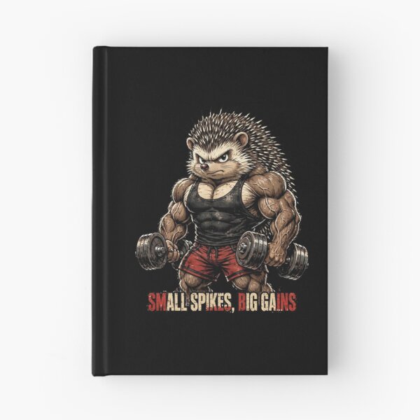 Item preview,  Funny Muscular Hedgehog Gym Workout - Small Spikes Big Gains  designed and sold by TeeMint5.
