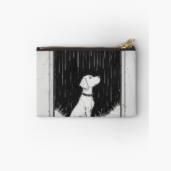 Item preview, Rainy Day Dog by the Window – Minimalist Dog Line Art designed and sold by PixPixari.