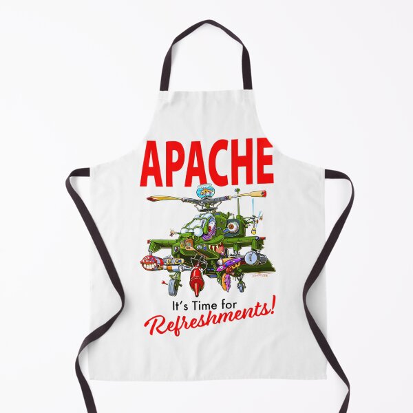 Item preview, Apache It Is Time For Refreshments Helicopter Monster Cartoon designed and sold by PrintDarling.