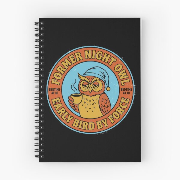 Item preview, Former Night Owl Early Bird By Force Vintage Badge designed and sold by DuckOddity.
