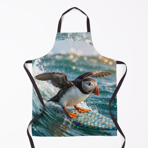 Item preview, Intrepid and Stoked Puffin Goes Surfing designed and sold by Tridentulus.