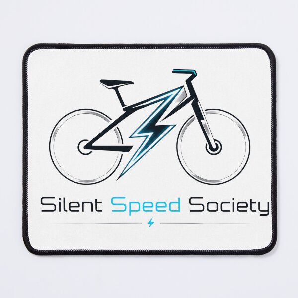 Item preview, Silent Speed Society Minimalist Electric Bike Shirt designed and sold by OMNITeeSigns.