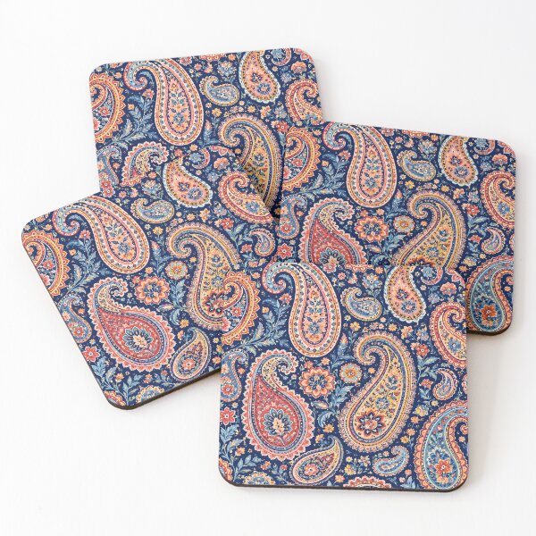 Item preview, Vintage Paisley Floral Pattern Bohemian Textile Inspired Print designed and sold by PinUpPizzazz.