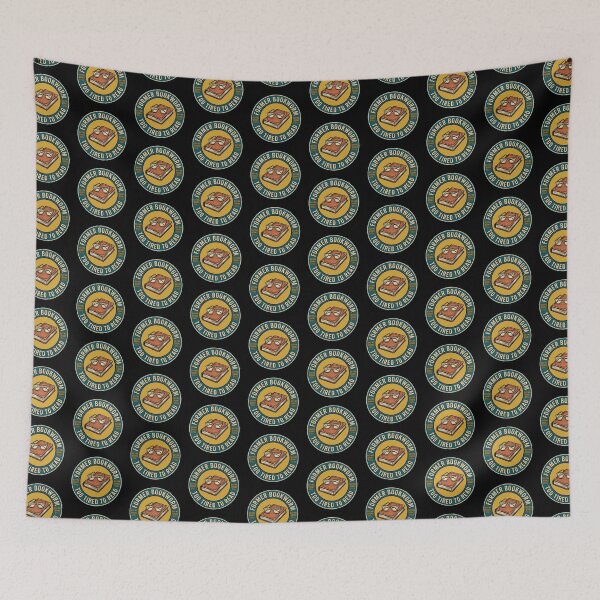 Item preview, Former Bookworm Too Tired To Read Vintage Badge designed and sold by DuckOddity.