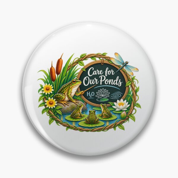 Item preview, Care for Our Ponds – Frog Teacher Nature Conservation designed and sold by Penbrook Farms.
