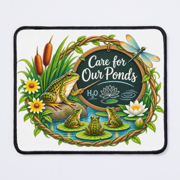 Item preview, Care for Our Ponds – Frog Teacher Nature Conservation designed and sold by Penbrook Farms.