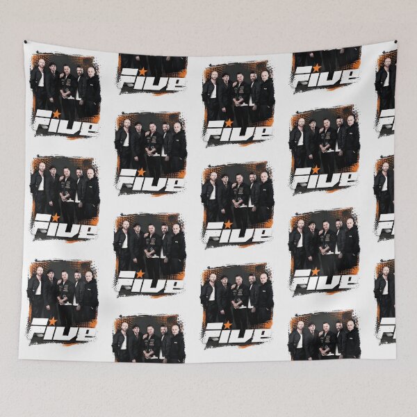 Item preview, Five Band Members Pop Music Nostalgia designed and sold by Love-bloock.