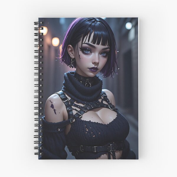 Item preview, Gothic Dark Fantasy Anime Woman Hot Goth Girl designed and sold by Your New Fixation.
