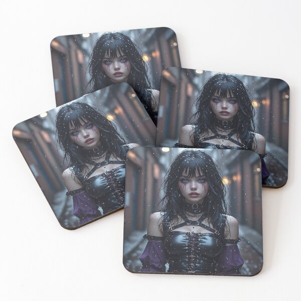Item preview, Gothic Dark Fantasy Anime Woman Hot Goth Girl designed and sold by Your New Fixation.