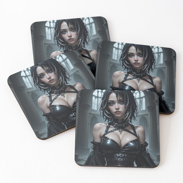 Item preview, Gothic Dark Fantasy Anime Woman Hot Goth Girl designed and sold by Your New Fixation.