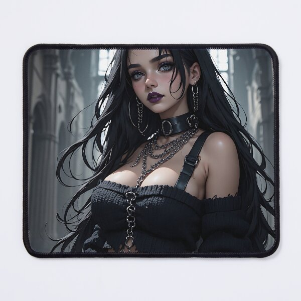 Item preview, Gothic Dark Fantasy Anime Woman Hot Goth Girl designed and sold by Your New Fixation.