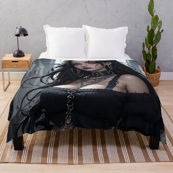 Item preview, Gothic Dark Fantasy Anime Woman Hot Goth Girl designed and sold by Your New Fixation.