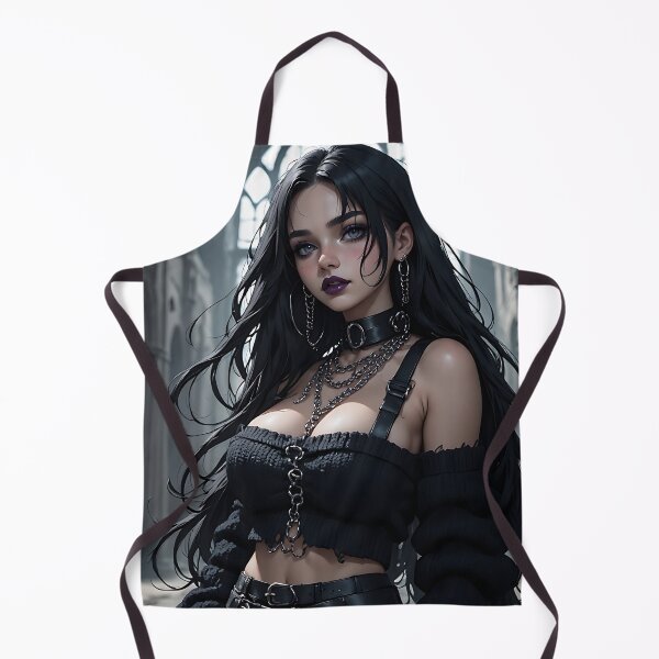 Item preview, Gothic Dark Fantasy Anime Woman Hot Goth Girl designed and sold by Your New Fixation.