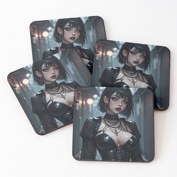 Item preview, Gothic Dark Fantasy Anime Woman Hot Goth Girl designed and sold by Your New Fixation.