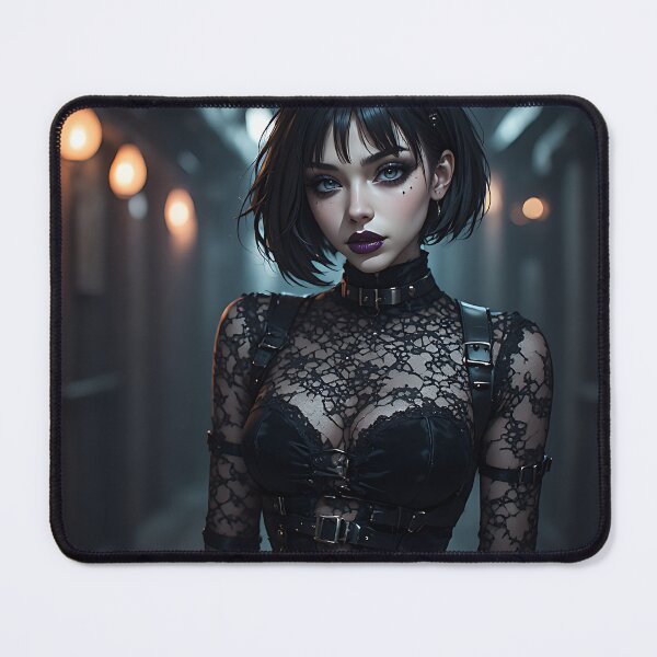 Item preview, Gothic Dark Fantasy Anime Woman Hot Goth Girl designed and sold by Your New Fixation.