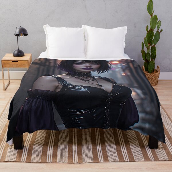 Item preview, Gothic Dark Fantasy Anime Woman Hot Goth Girl designed and sold by Your New Fixation.