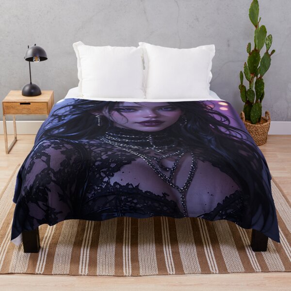 Item preview, Gothic Dark Fantasy Anime Woman Hot Goth Girl designed and sold by Your New Fixation.