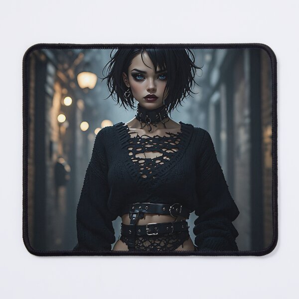Item preview, Gothic Dark Fantasy Anime Woman Hot Goth Girl designed and sold by Your New Fixation.