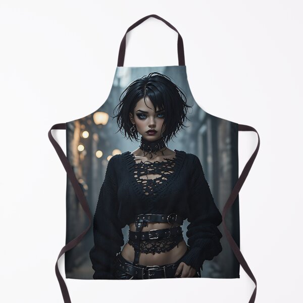 Item preview, Gothic Dark Fantasy Anime Woman Hot Goth Girl designed and sold by Your New Fixation.