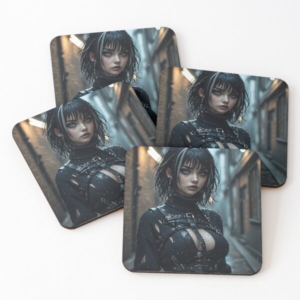Item preview, Gothic Dark Fantasy Anime Woman Hot Goth Girl designed and sold by Your New Fixation.